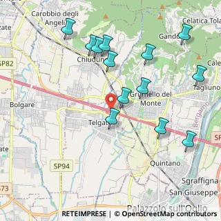 Mappa A4 Torino - Trieste, 24060 Telgate BG, Italia (2.16923)