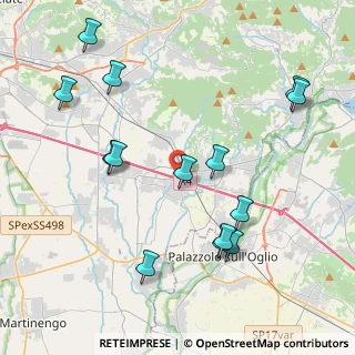 Mappa A4 Torino - Trieste, 24060 Telgate BG, Italia (4.53571)