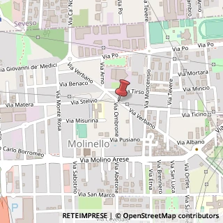 Mappa Via Verbano, 16, 20811 Cesano Maderno, Monza e Brianza (Lombardia)