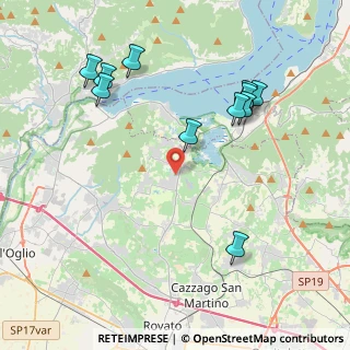 Mappa Via X. Giornate, 25040 Corte Franca BS, Italia (4.44182)
