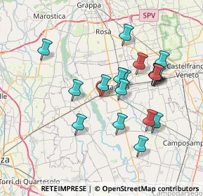 Mappa Stradella dei Gelsi, 35014 Fontaniva PD, Italia (6.76278)