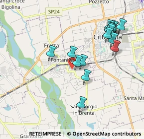 Mappa Stradella dei Gelsi, 35014 Fontaniva PD, Italia (2.00353)