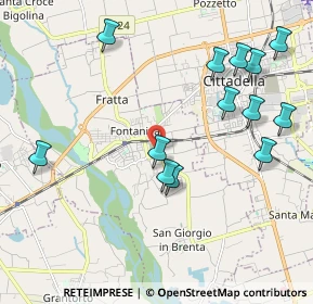 Mappa Stradella dei Gelsi, 35014 Fontaniva PD, Italia (2.26846)