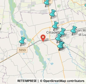 Mappa Stradella dei Gelsi, 35014 Fontaniva PD, Italia (5.43154)