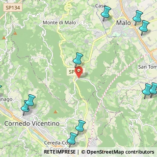 Mappa Via Pl, 36030 Monte di malo VI, Italia (3.69231)