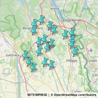 Mappa Via Olmi, 28019 Suno NO, Italia (6.6265)