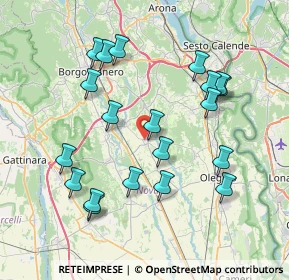 Mappa Via Olmi, 28019 Suno NO, Italia (7.7615)