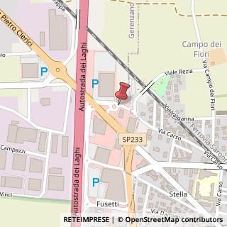 Mappa Via Cervinia,  6, 21040 Gerenzano, Varese (Lombardia)