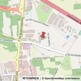 Mappa Via San Ambrogio, 4, 21057 Olgiate Olona, Varese (Lombardia)