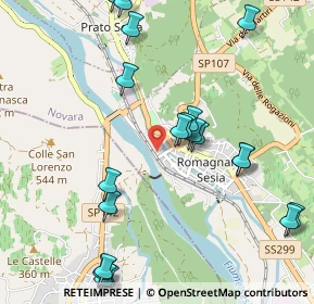 Mappa Via Privata Po, 28078 Romagnano Sesia NO, Italia (1.2215)