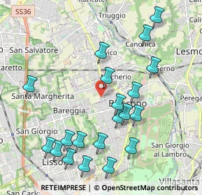 Mappa Via Pietro Mascagni, 20853 Biassono MB, Italia (2.2015)