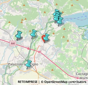 Mappa SP469, 25031 Capriolo BS, Italia (3.89167)