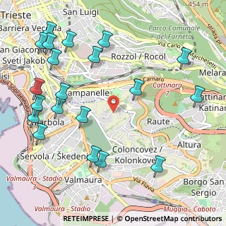 Mappa Via Giorgio Ventura, 34149 Trieste TS, Italia (1.324)