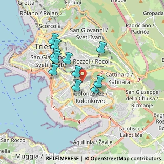 Mappa Via Giorgio Ventura, 34149 Trieste TS, Italia (1.39182)