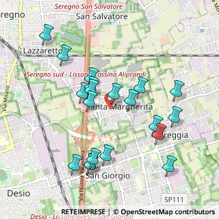 Mappa Via Don Lorenzo Milani, 20851 Santa Margherita MB, Italia (0.9795)