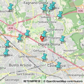 Mappa Via Pietro Micca, 21057 Olgiate Olona VA, Italia (2.79692)