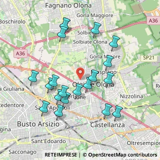 Mappa Via Pietro Micca, 21057 Olgiate Olona VA, Italia (1.9815)