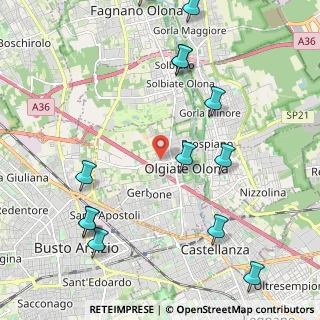 Mappa Via Pietro Micca, 21057 Olgiate Olona VA, Italia (2.66692)