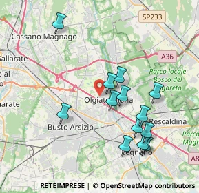 Mappa Via Pietro Micca, 21057 Olgiate Olona VA, Italia (3.73)