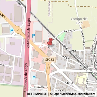 Mappa Via Cervinia,  9, 21040 Gerenzano, Varese (Lombardia)