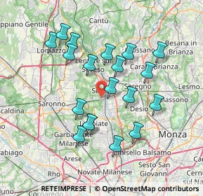 Mappa Via Biulè, 20031 Cesano Maderno MB, Italia (6.79579)
