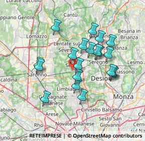 Mappa Via Biulè, 20031 Cesano Maderno MB, Italia (6.343)