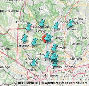 Mappa Via Biulè, 20031 Cesano Maderno MB, Italia (6.234)