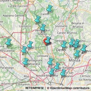Mappa Via Biulè, 20031 Cesano Maderno MB, Italia (9.561)
