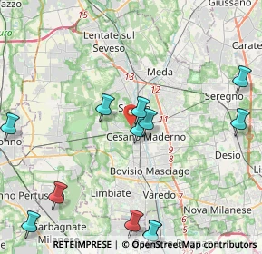 Mappa Via Biulè, 20031 Cesano Maderno MB, Italia (5.59643)