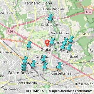 Mappa Via Medaglie D'Oro, 21057 Olgiate Olona VA, Italia (2.07429)