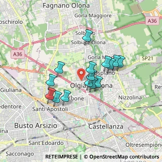 Mappa Via Medaglie D'Oro, 21057 Olgiate Olona VA, Italia (1.35667)