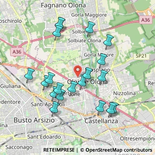 Mappa Via Medaglie D'Oro, 21057 Olgiate Olona VA, Italia (1.9965)