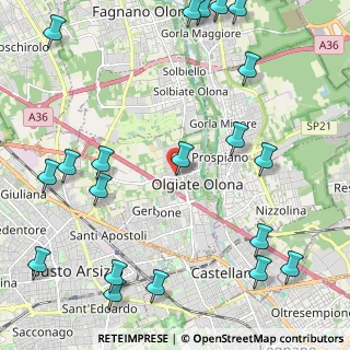 Mappa Via Medaglie D'Oro, 21057 Olgiate Olona VA, Italia (3.0135)
