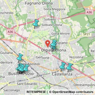 Mappa Via Medaglie D'Oro, 21057 Olgiate Olona VA, Italia (2.72846)
