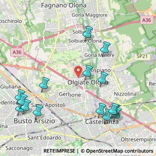Mappa Via Medaglie D'Oro, 21057 Olgiate Olona VA, Italia (2.67267)