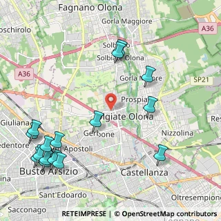 Mappa Via Medaglie D'Oro, 21057 Olgiate Olona VA, Italia (2.76375)