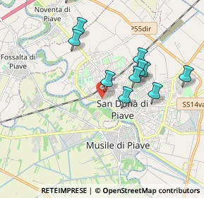 Mappa Via Perugia, 30027 San Donà di Piave VE, Italia (1.84909)