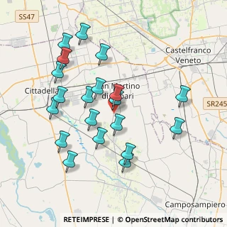 Mappa Via Luigi Cadorna, 35018 San Martino di Lupari PD, Italia (3.777)