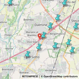 Mappa ADS Brembo Nord, 24044 Osio Sopra BG, Italia (2.74182)