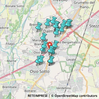 Mappa ADS Brembo Nord, 24044 Osio Sopra BG, Italia (1.4225)