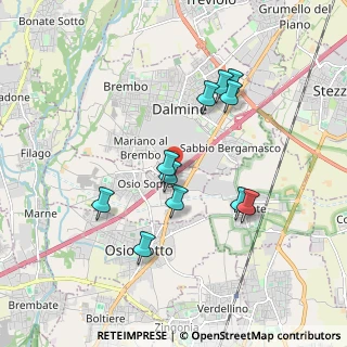 Mappa ADS Brembo Nord, 24044 Osio Sopra BG, Italia (1.68182)