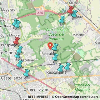 Mappa Via Varesina, 20027 Rescaldina MI, Italia (2.65857)