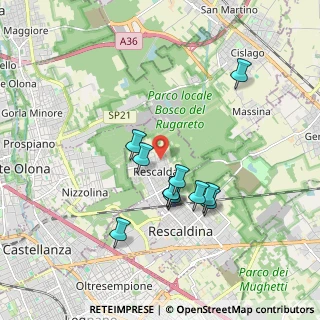 Mappa Via Varesina, 20027 Rescaldina MI, Italia (1.58727)