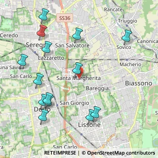 Mappa Via S. Filippo Neri, 20851 Lissone MB, Italia (2.52643)