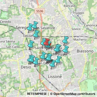 Mappa Via S. Filippo Neri, 20851 Lissone MB, Italia (1.4175)