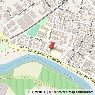 Mappa Via Perugia, 7, 30027 San Donà di Piave, Venezia (Veneto)
