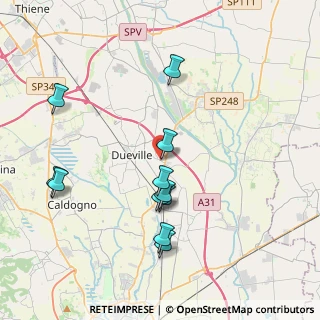 Mappa Via Divisione Julia, 36031 Dueville VI, Italia (3.93182)