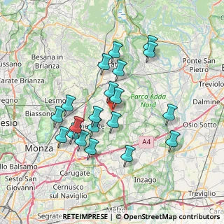 Mappa Via Guglielmo Marconi, 20884 Sulbiate MB, Italia (6.843)