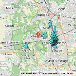 Mappa Via Torino, 20811 Cesano Maderno MB, Italia (1.7395)