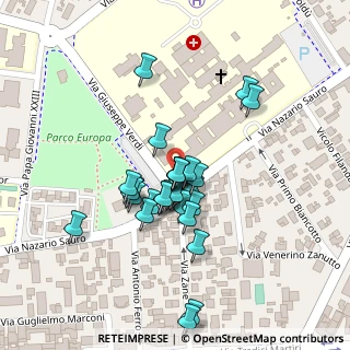 Mappa Via Nazario Sauro, 30027 San Donà di Piave VE, Italia (0.08621)